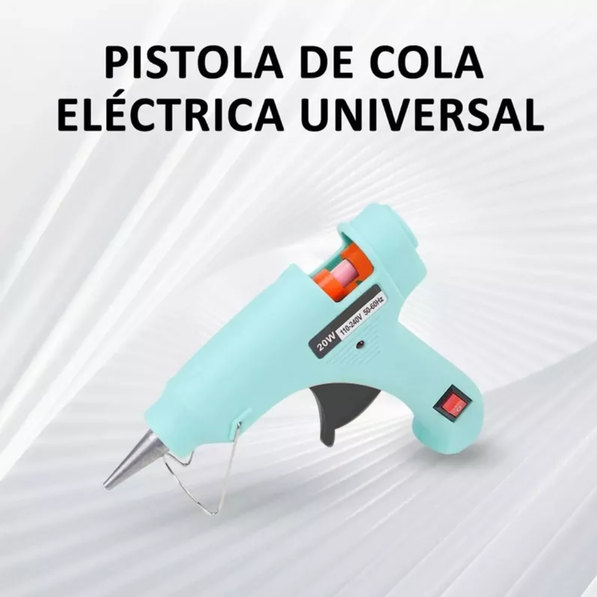 Pistola De Silicona Con 30 Barras De Pegamento Caliente.