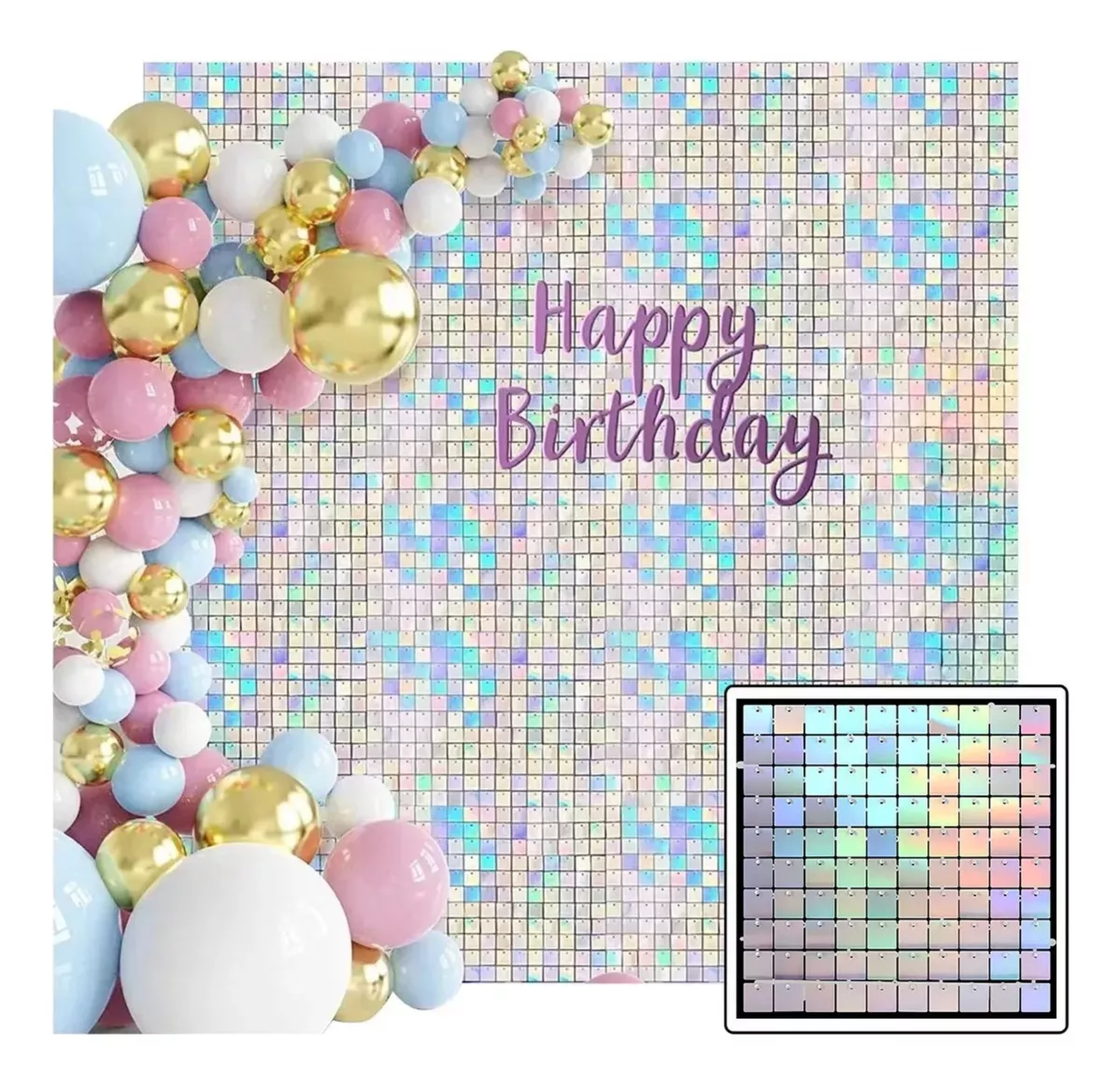 Panel Decorativo, 30 Unidades, 4d Fiesta Shimmer, Lentejuela