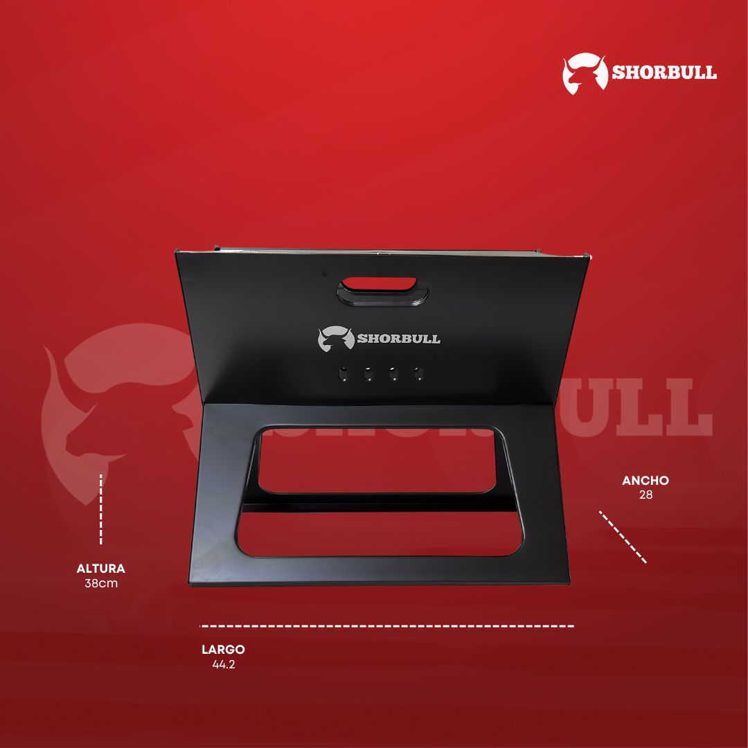Asador Portátil Plegable Shorbull Diseño Compacto Transporte Fácil Exterior