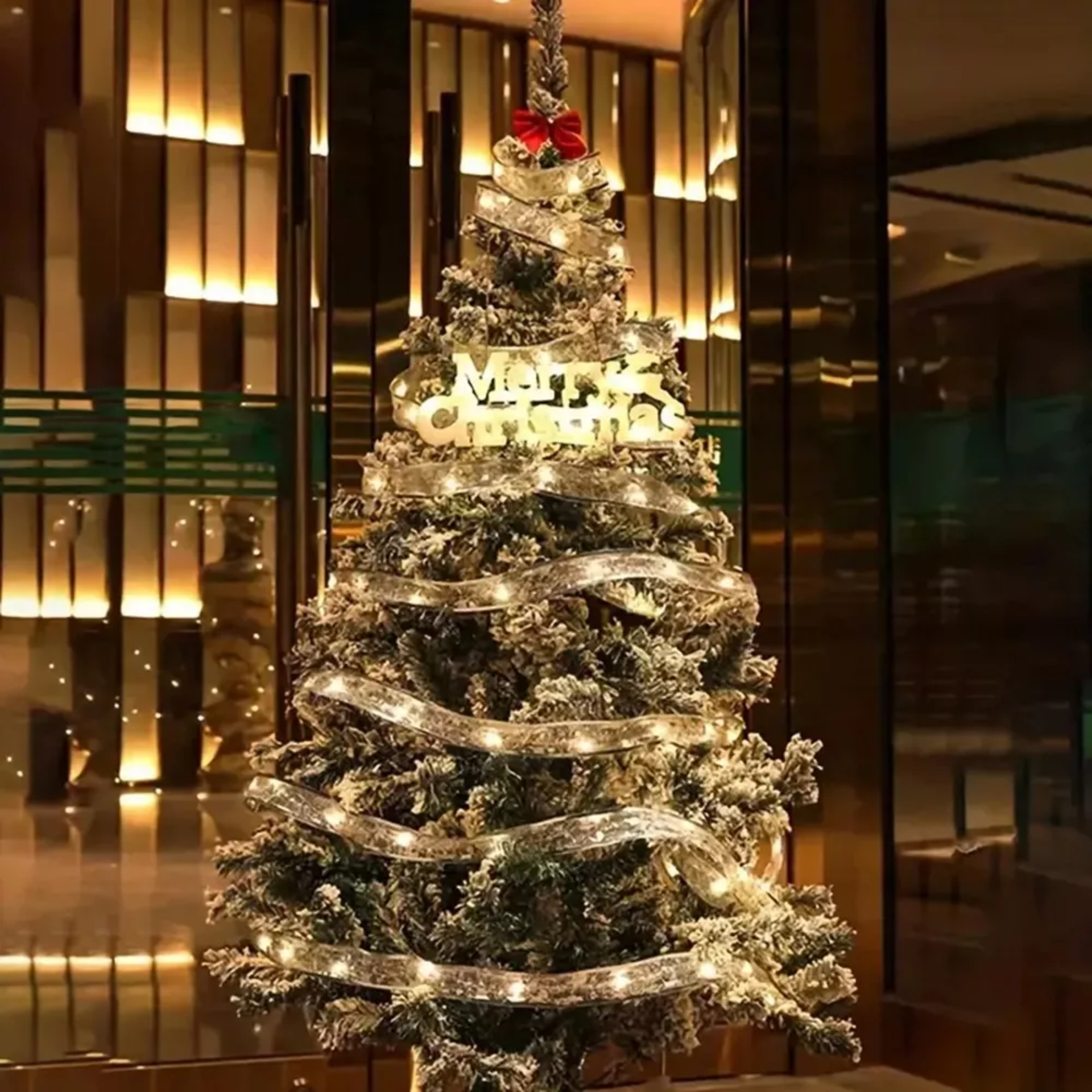 Liston Luces Led Decoracion Arbol Navidad Adorno 10m 100l
