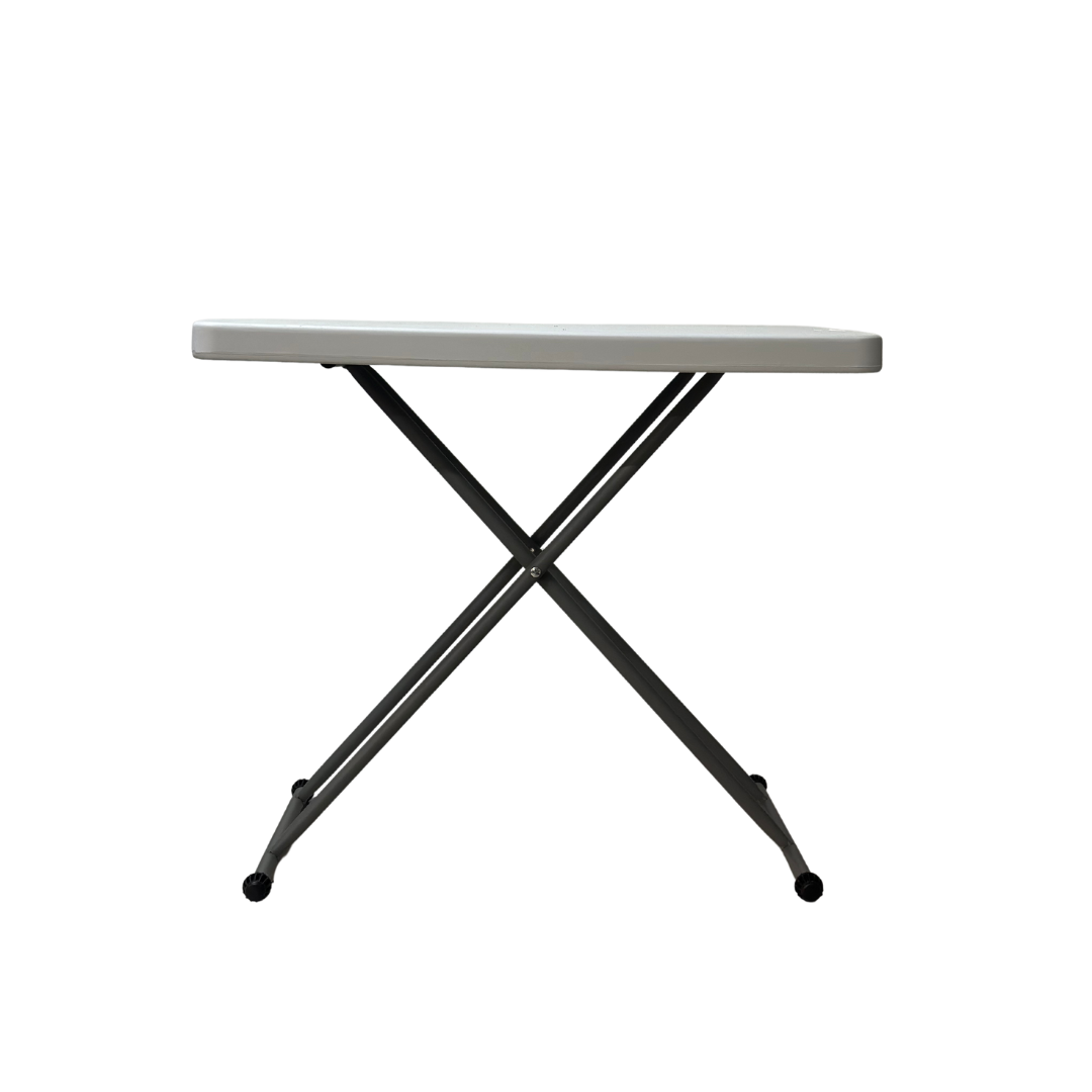 Tablón plegable blanca rectangular 76cm de 3 niveles resistente Reforzada Exterior Jardín Shorbull