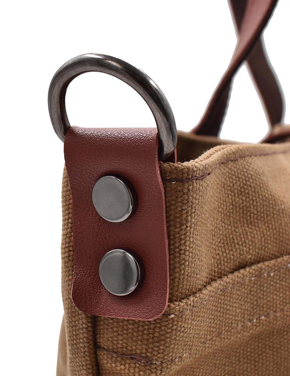 Bolsa Tote Café  Resistente con Asas y Correa Ajustable Mujer