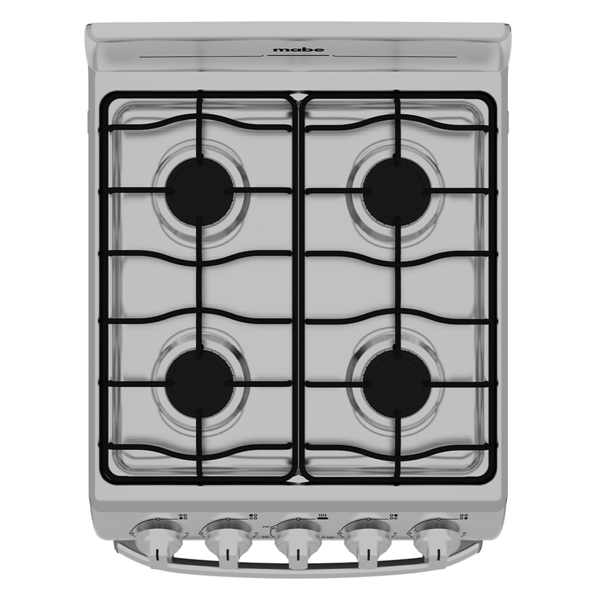 Estufa de Piso Mabe EM5033BAIS1 50CM 4 Quemadores Plata Mercury END/ORTY