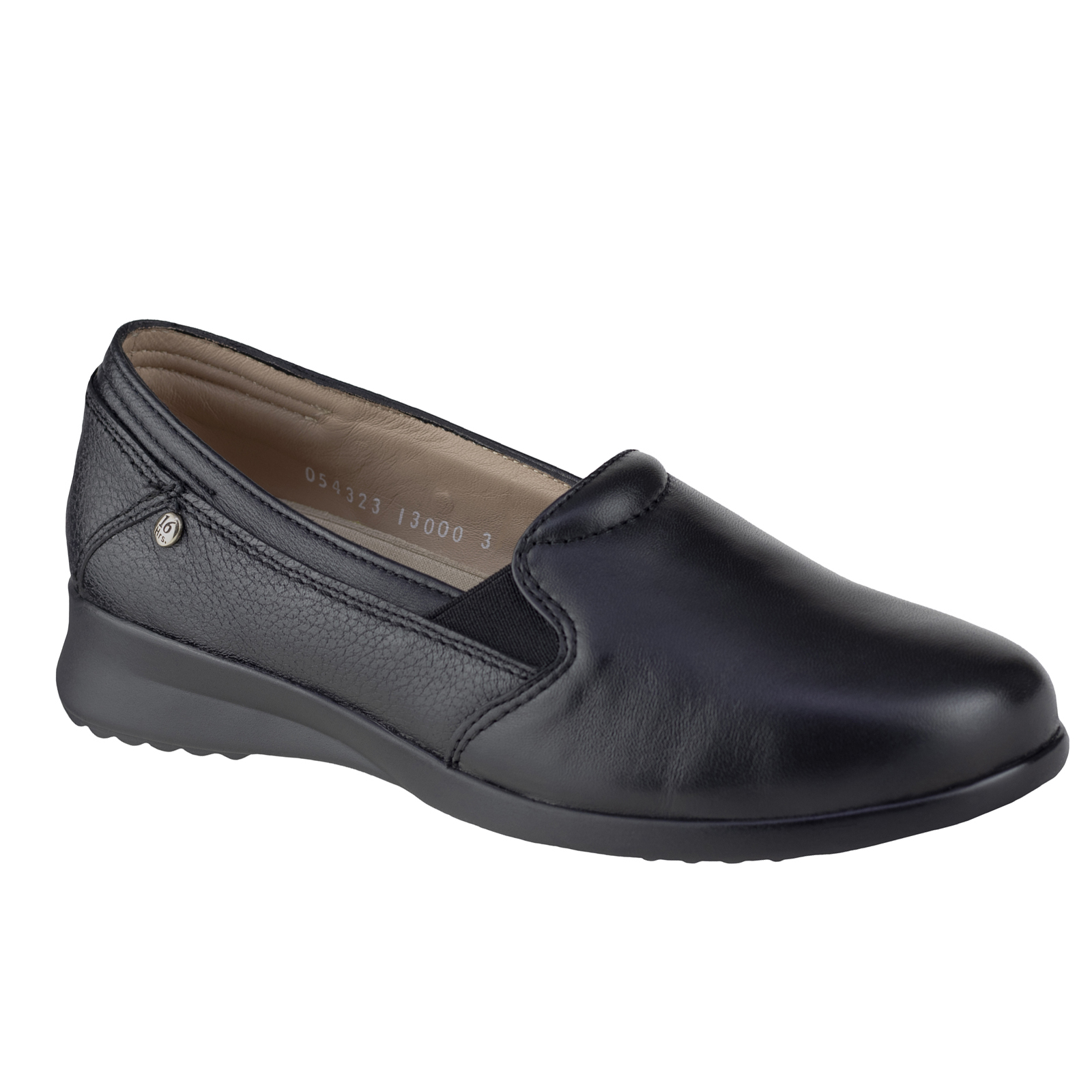 Zapato Dama Confort Jarking Piel Borrego 13000 Negro Premium