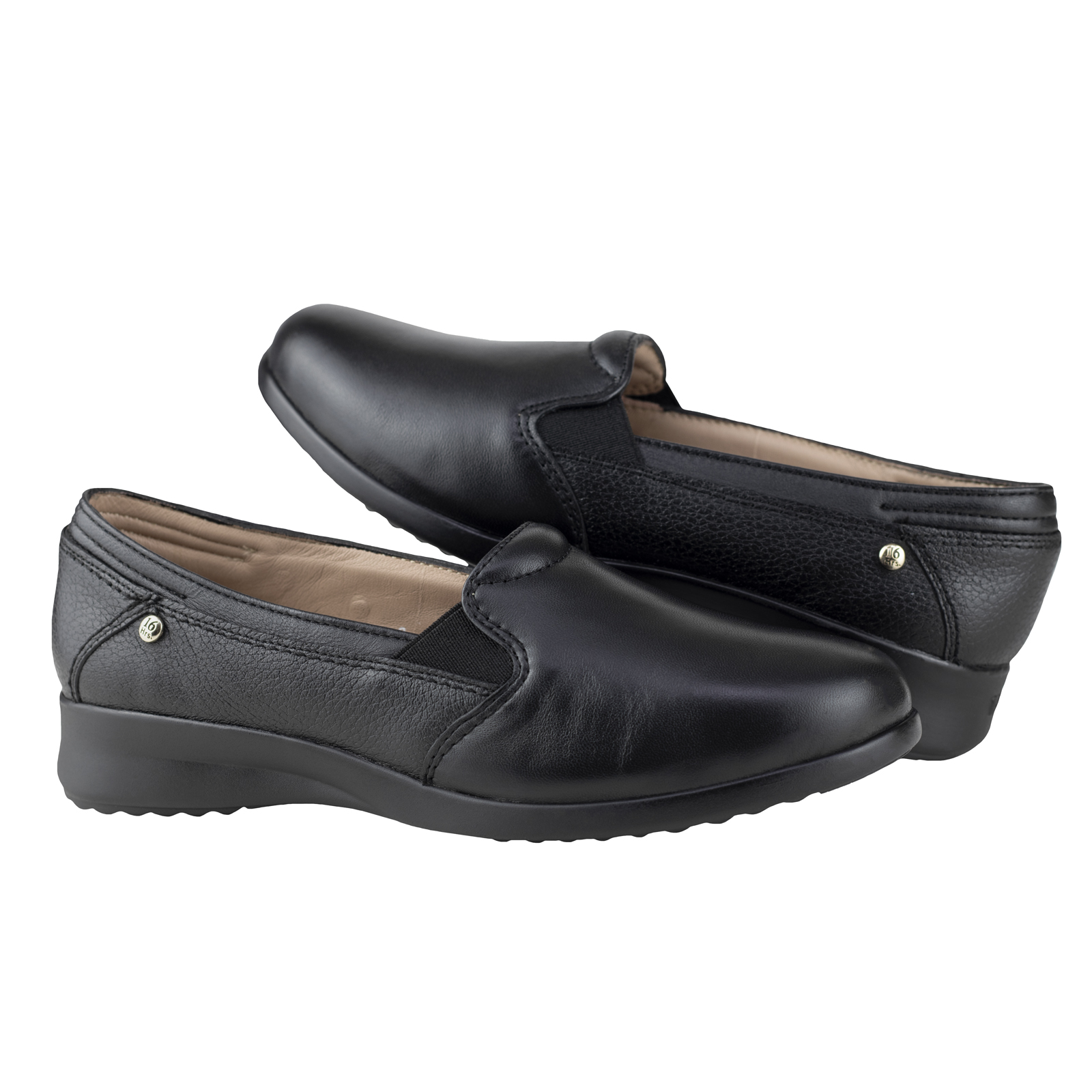Zapato Dama Confort Jarking Piel Borrego 13000 Negro Premium