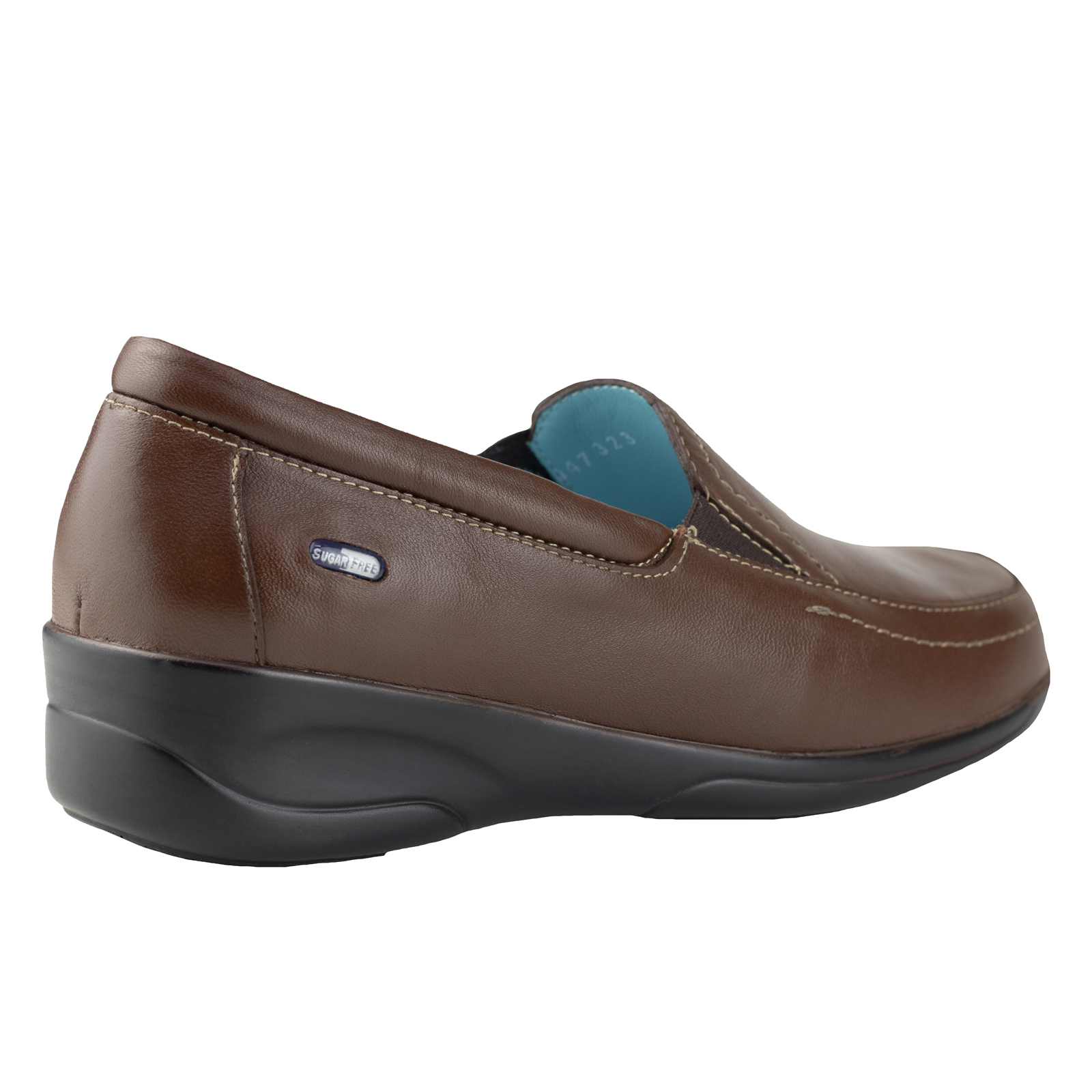 Mocasines Confort Piel De Borrego Jarking Mujer 704 Café