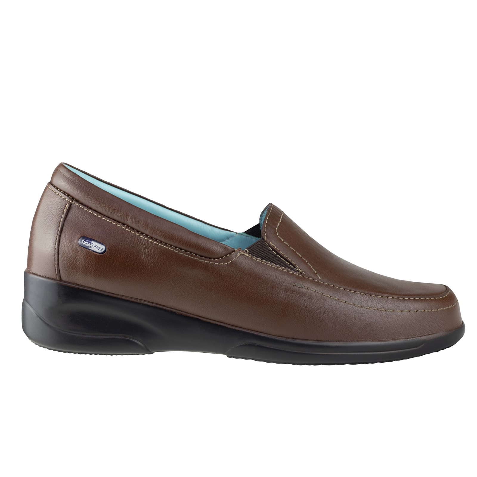 Mocasines Confort Piel De Borrego Jarking Mujer 704 Café
