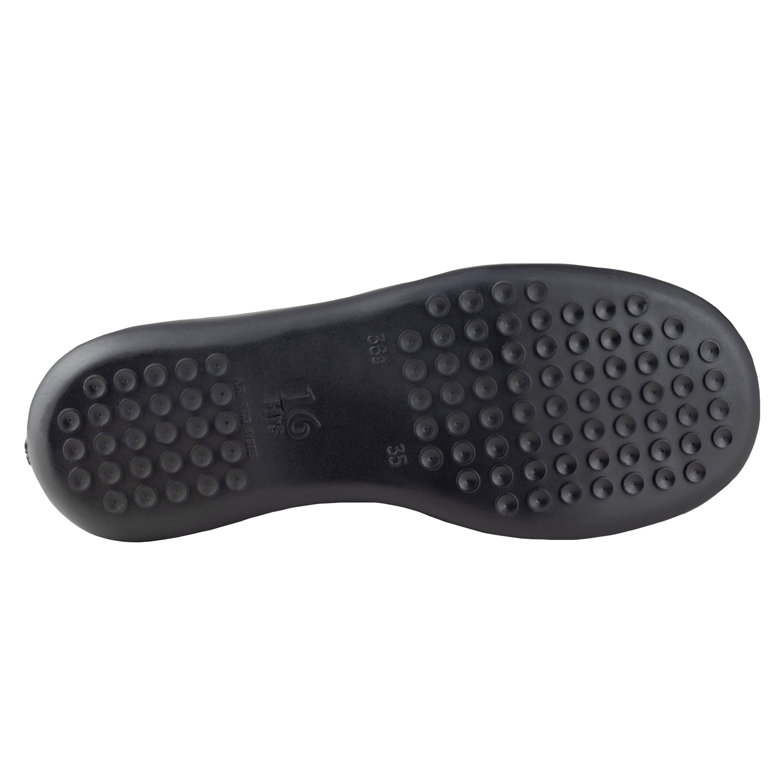 Mocasin Negro Para Mujer Jarking 510 Piel De Venado Elegante