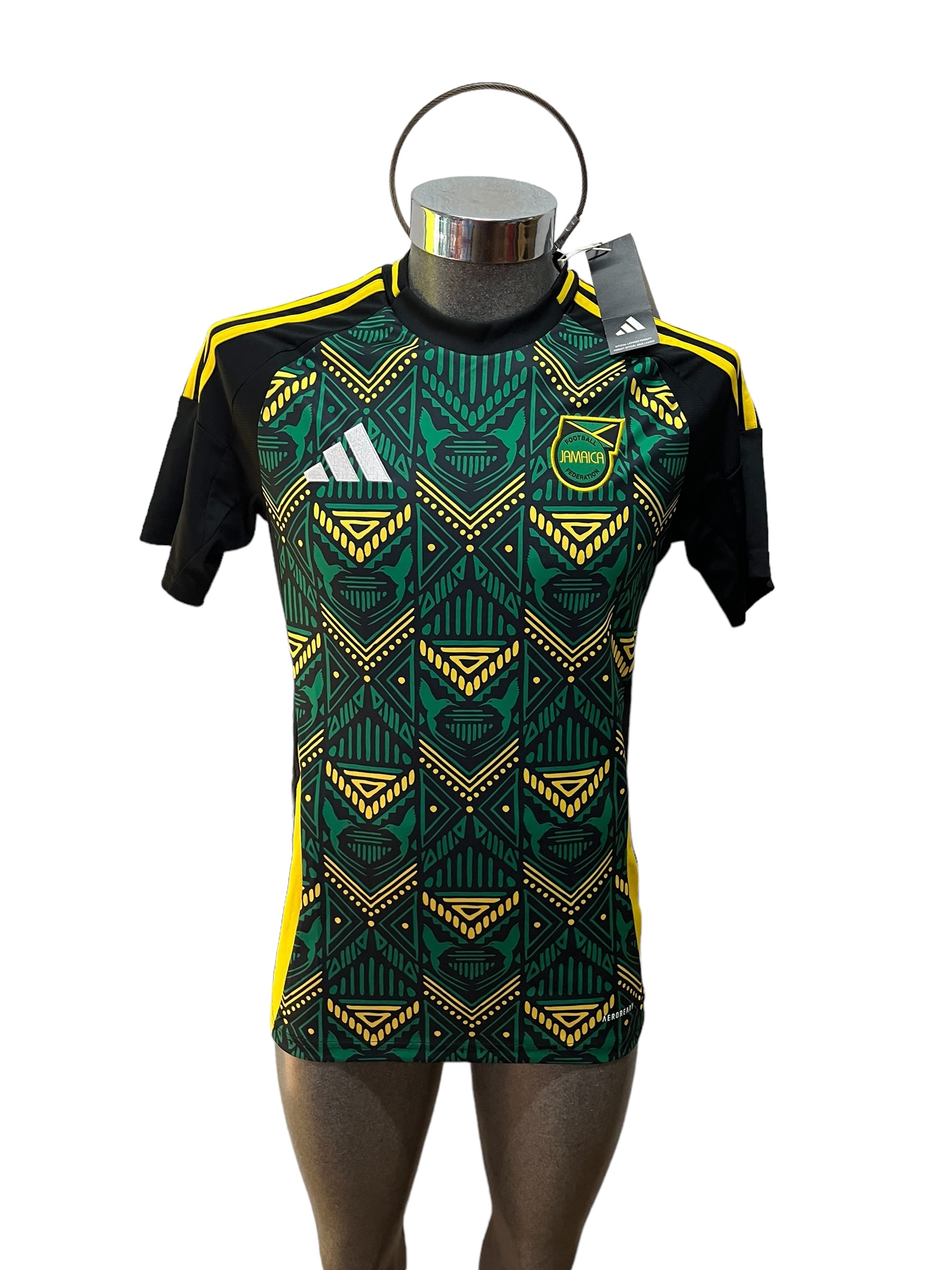 Jersey Original Adidas de la Selección Jamaica visita 2024 IT8534