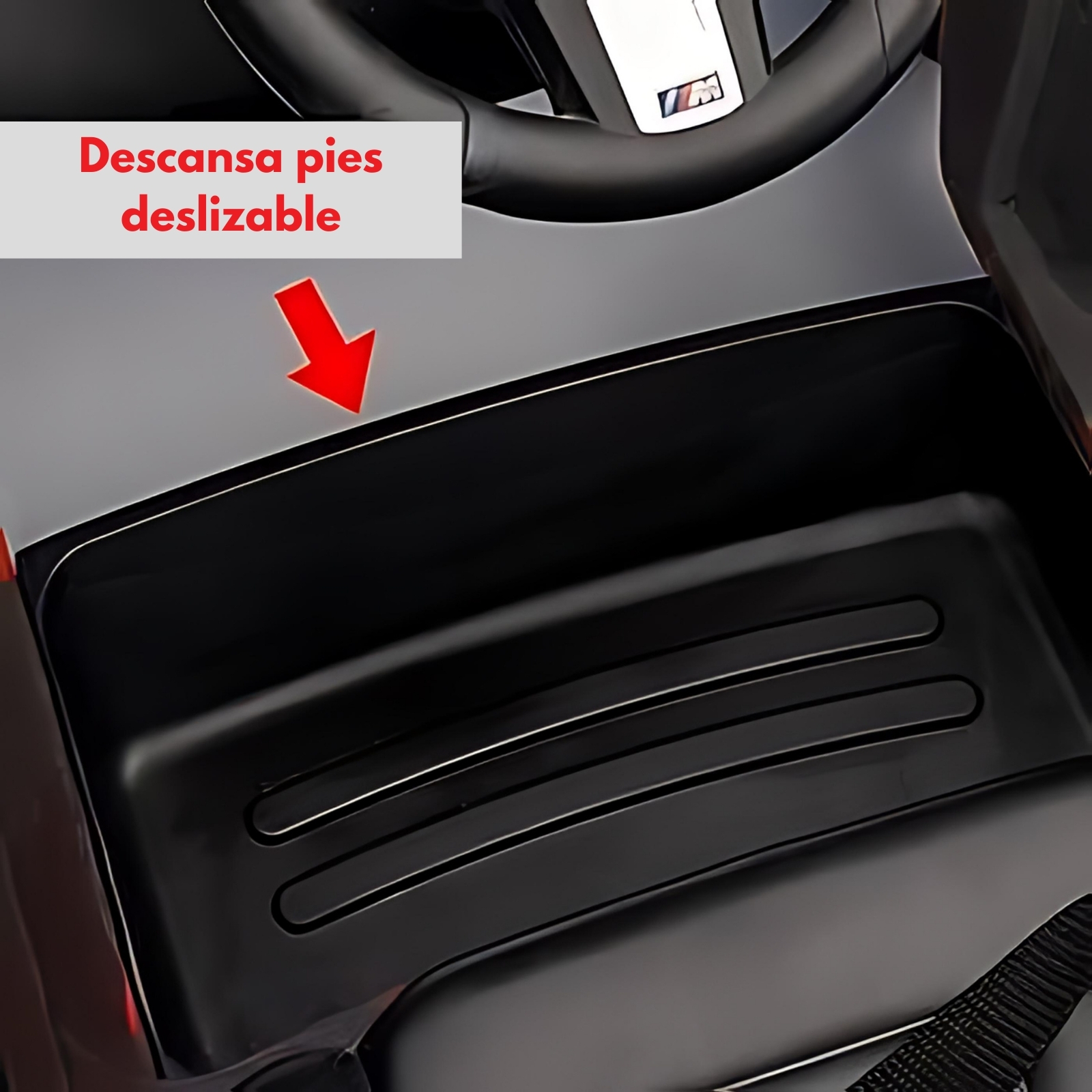 MINI COOPER CONVERTIBLE Coche Montable Para Niños y Bebes - Función 3 En 1 Carriola, Camina o Monta - Carro Con Música y Claxon - Blanco