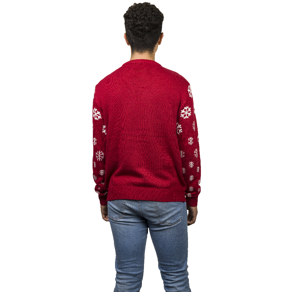 Suéter Navideño Para Hombre Uggly Sweater Oso Polar Navideño 