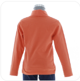 Playera Niño Naranja Cuello de Tortuga 3437 2 a 16 Años