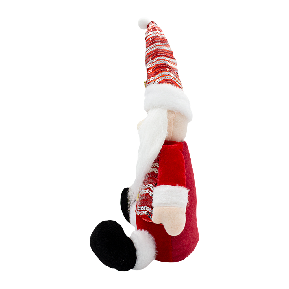 Hermosos Peluches de Navidad, Santa Hechos a Mano 32cm de Alto, Adornos decoración de Navidad