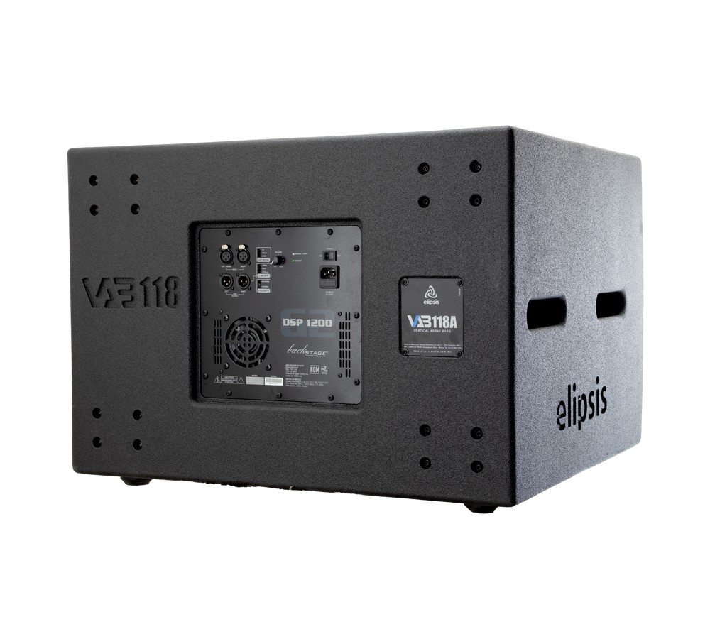 Subwoofer ELIPSIS VAB-118A activo DSP 18" 1200W rms