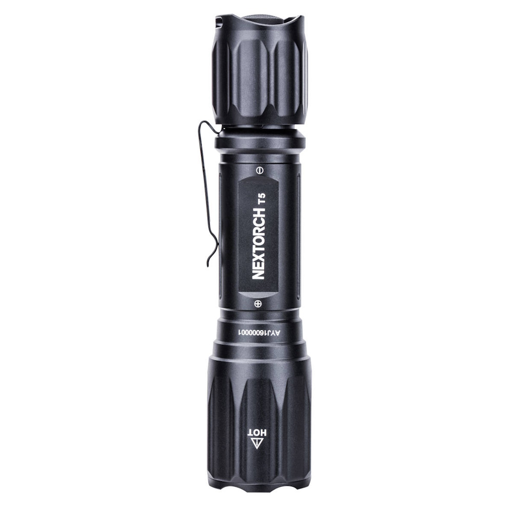 Linterna Led Aluminio Negro A Prueba De Agua Campismo
