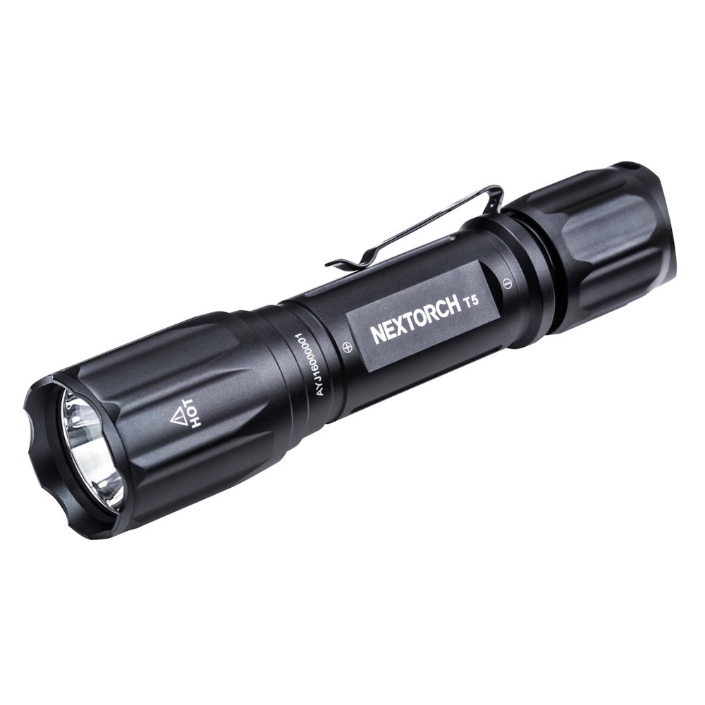 Linterna Led Aluminio Negro A Prueba De Agua Campismo