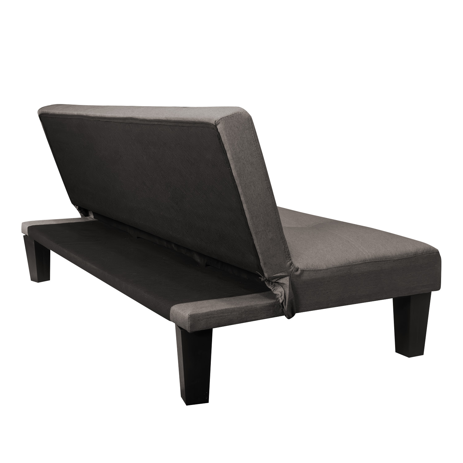 Sofá Cama Futón Para Sala Individual Bossa Liam 168cm Gris
