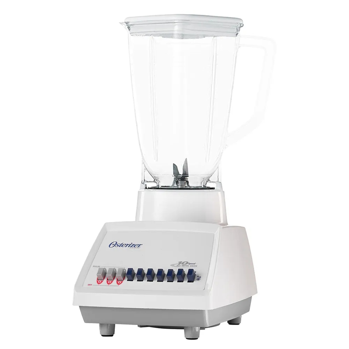 Licuadora Oster BLST4108-013 Slant 10 Vel / 550W Vaso Plástico Blanca ALBY2
