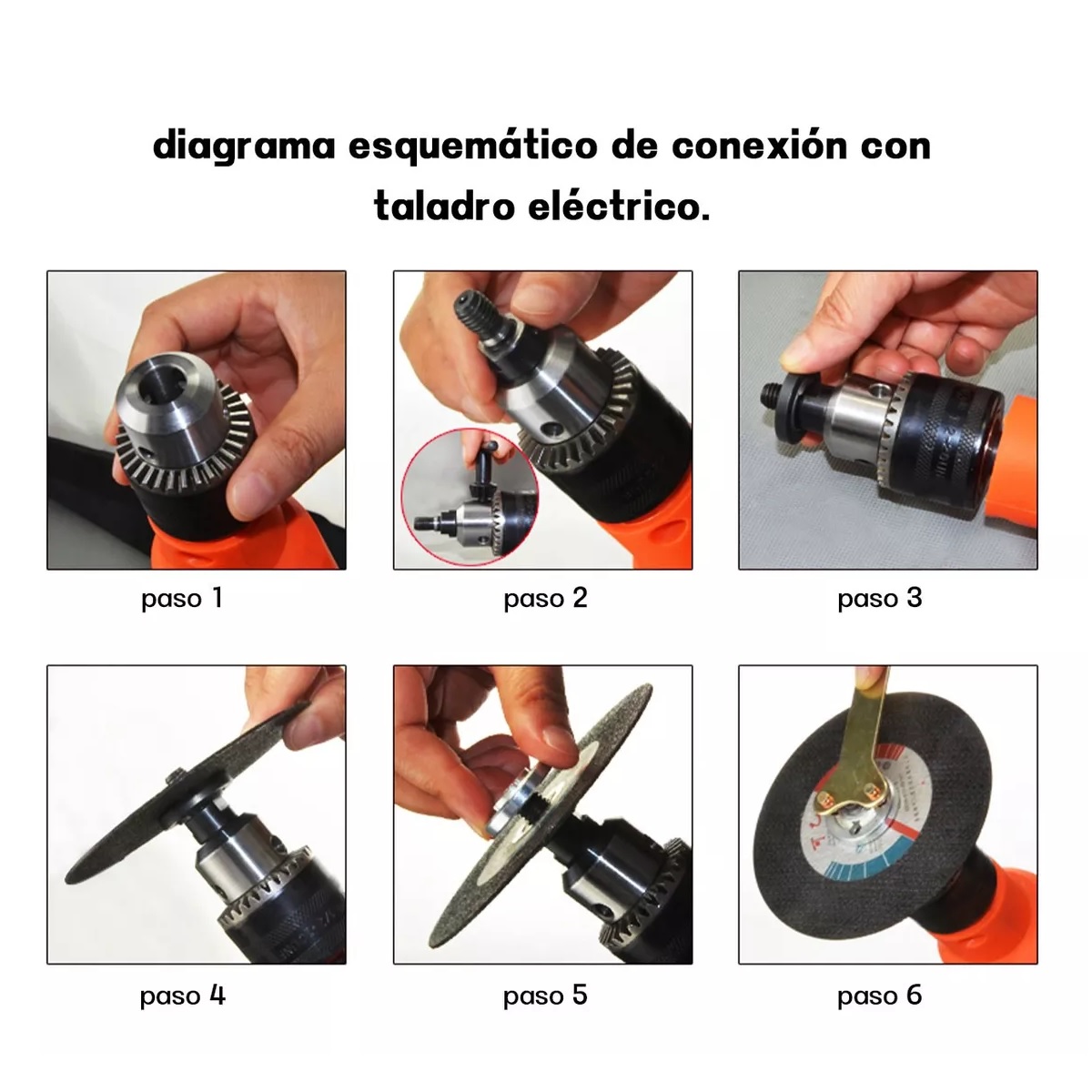 Kit  Accesorios Para Taladro Esmeriladora Pulidora Cortadora Discos 21 Pzs