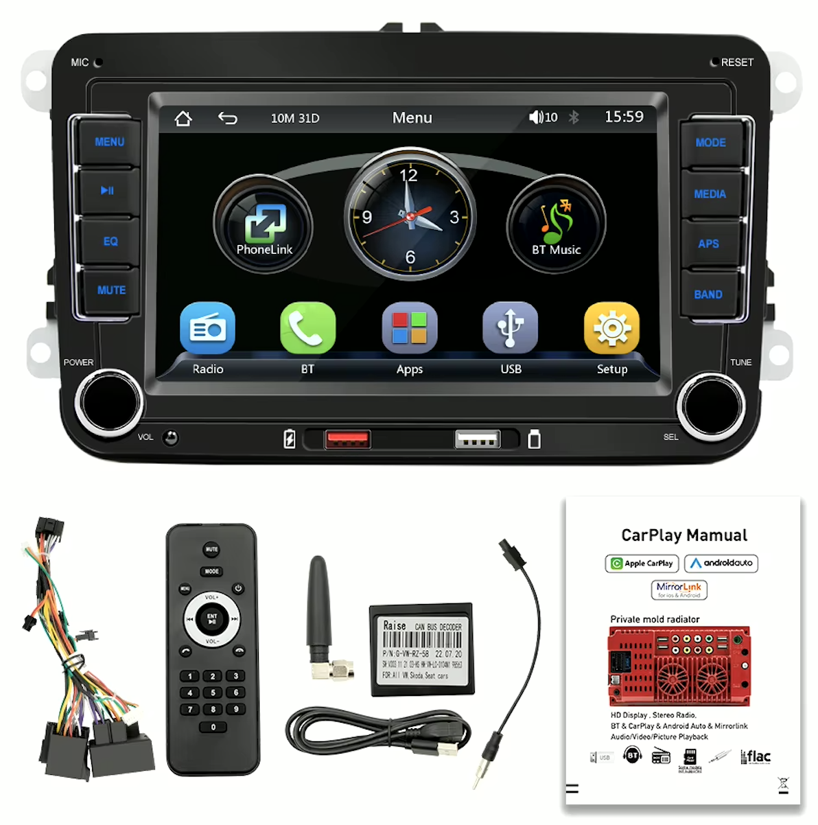 Autoestereo Multimedia Pantalla Volkswagen
