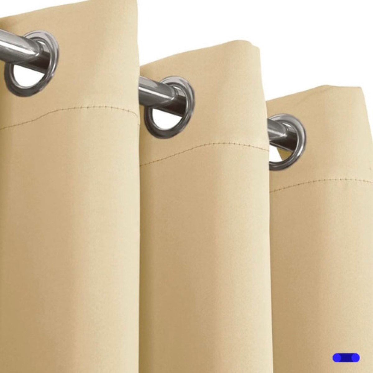 Cortinas Plus Aislamiento Térmico 2 Paneles 215 X 135 Cm Color Beige