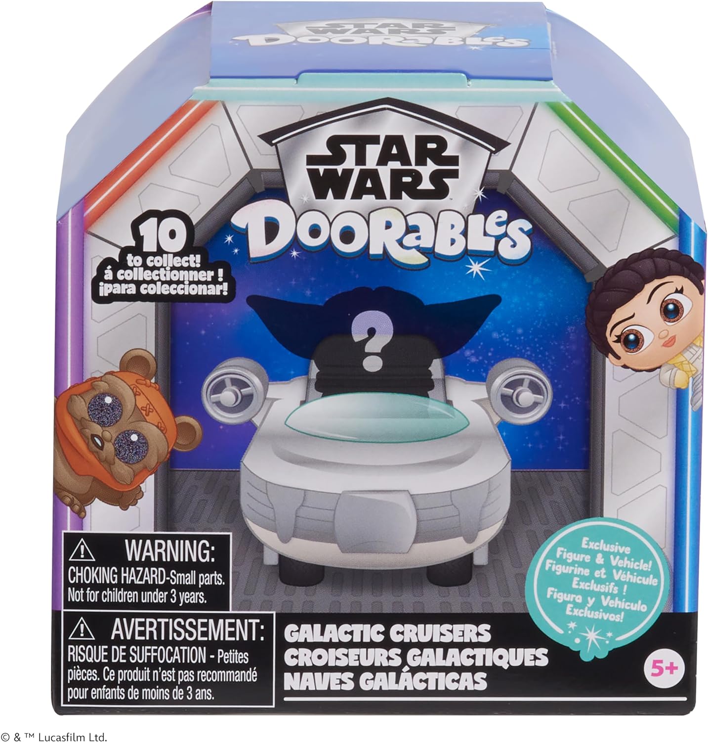 Doorables Star Wars Galactic Cruisers Licencia Oficial para Edades de 5 años Regalos