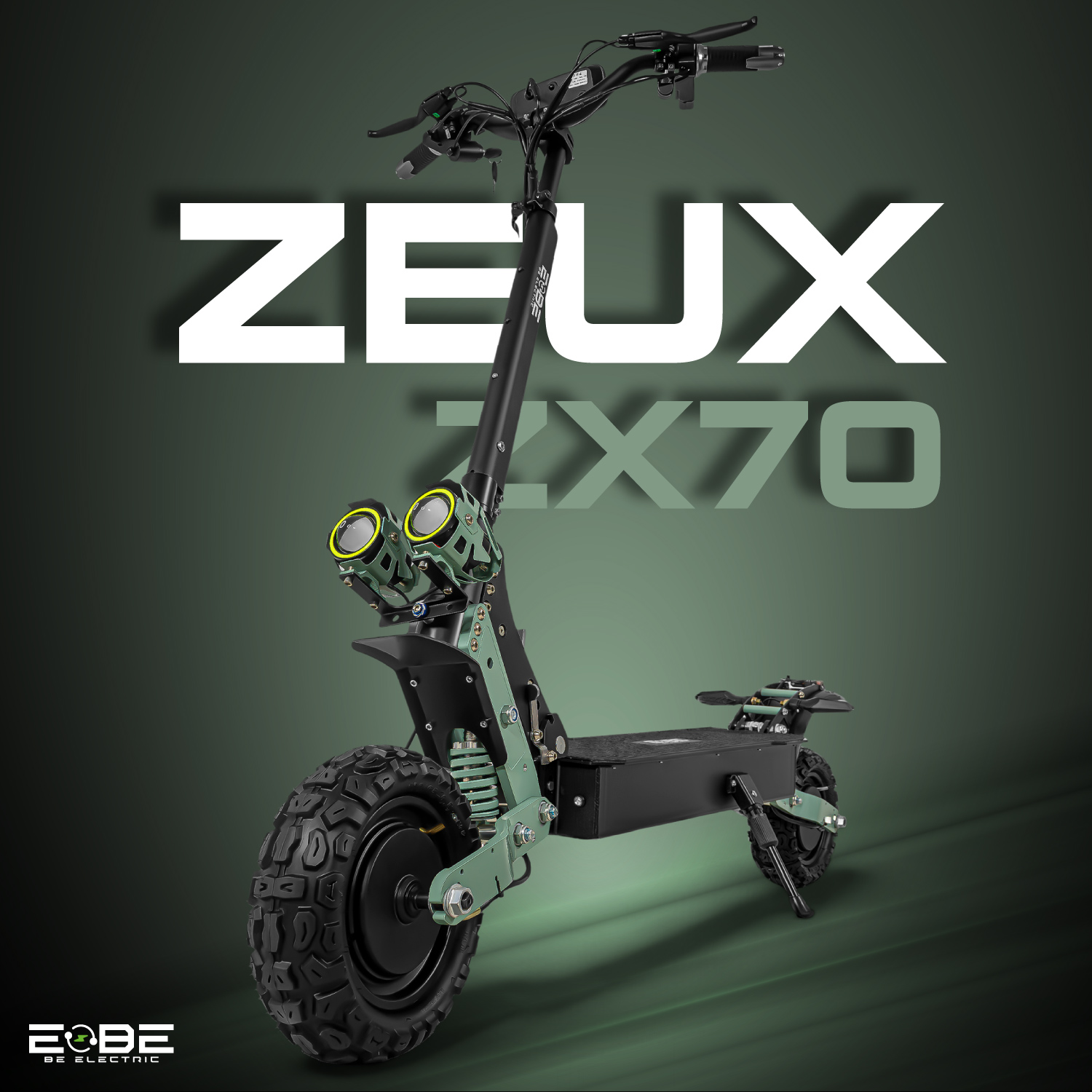 Scooter Electrico Plegable Premium 75 Km/h Full Luz Led