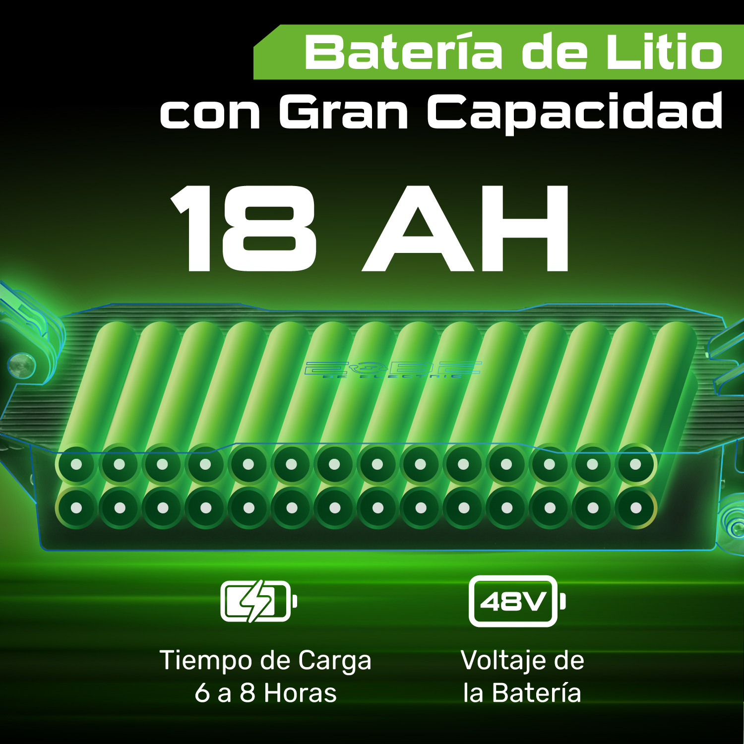 Scooter Electrico Plegable Premium 75 Km/h Full Luz Led