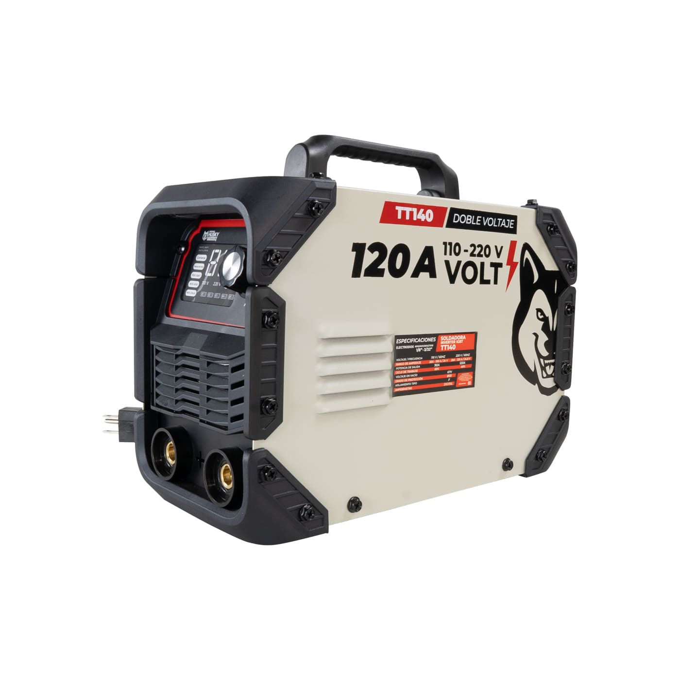 Soldadora Inverter Swedish Husky Titanium Igbt Doble Voltaje - TT140