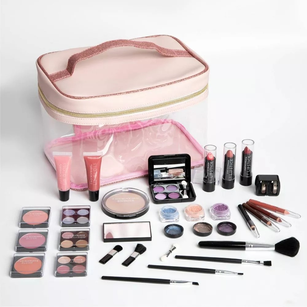 Kit de Maquillaje Definitivo de FAO Schwarz Desde Ojos hasta el Lápiz Labial