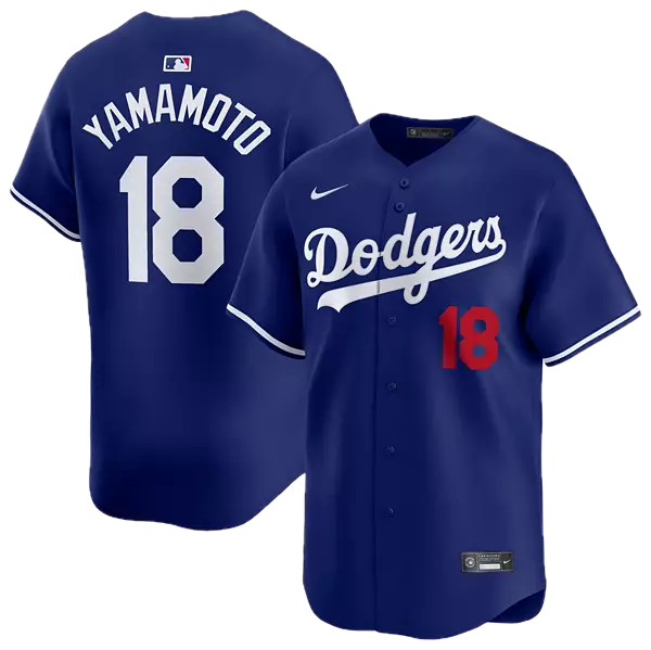  Jersey jugador Nike Beisbol MLB Dodgers Los Angeles alterna #18 T7LM-LAD2