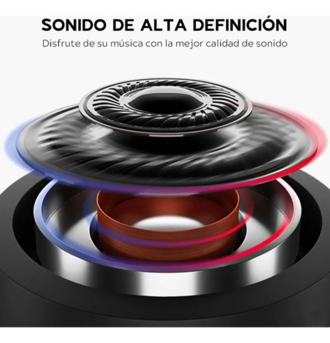 Audifonos Diadema Inalambricos Bluetooth  Negro Azul