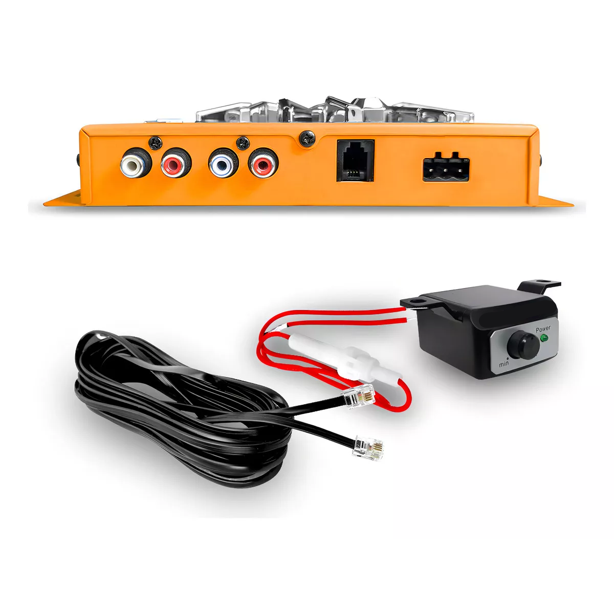 Epicentro Restaurador De Bajos Soundstream Bxm-100otr Color Naranja Claro