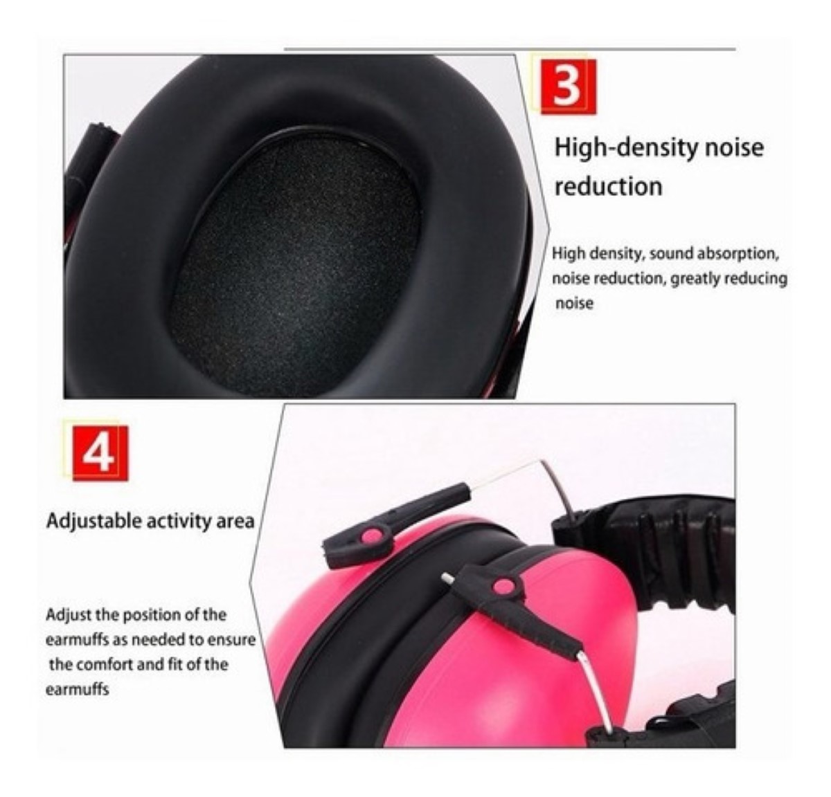 Orejeras Antiruido/auriculares Protectores Bebes Y Niños Rosa