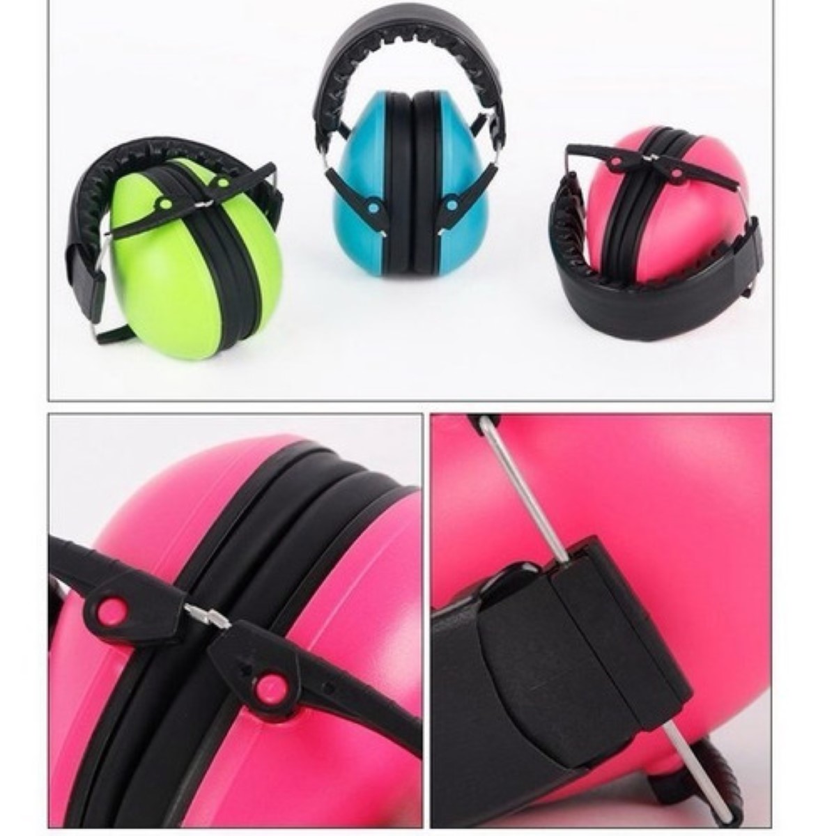 Orejeras Antiruido/auriculares Protectores Bebes Y Niños Rosa