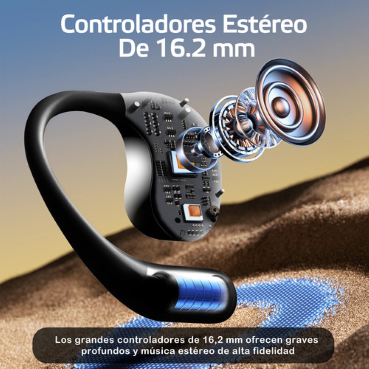 Audífonos In-ear Inalámbricos Deportivos Auricula Bluetooth Negro