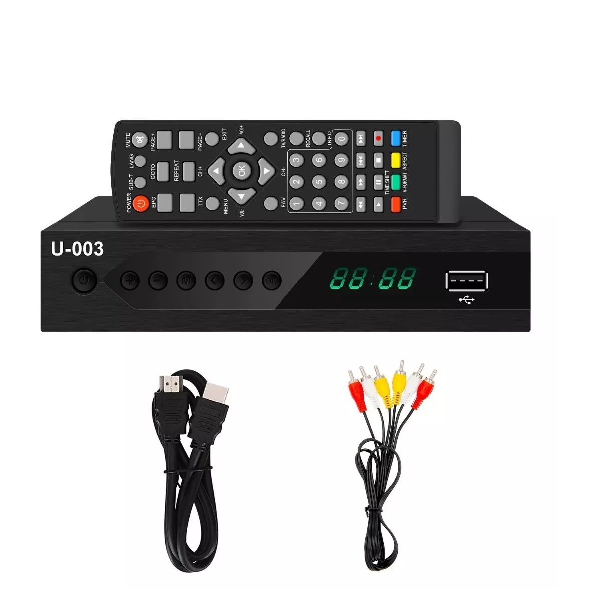 Decodificador De Tv Digital Convertidor 1080p Full Hd