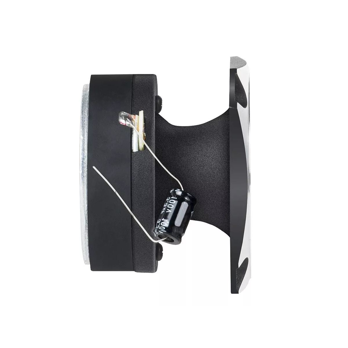 Tweeter Bala Diamante Ksr Titanio Con Capacitador Color Cromo