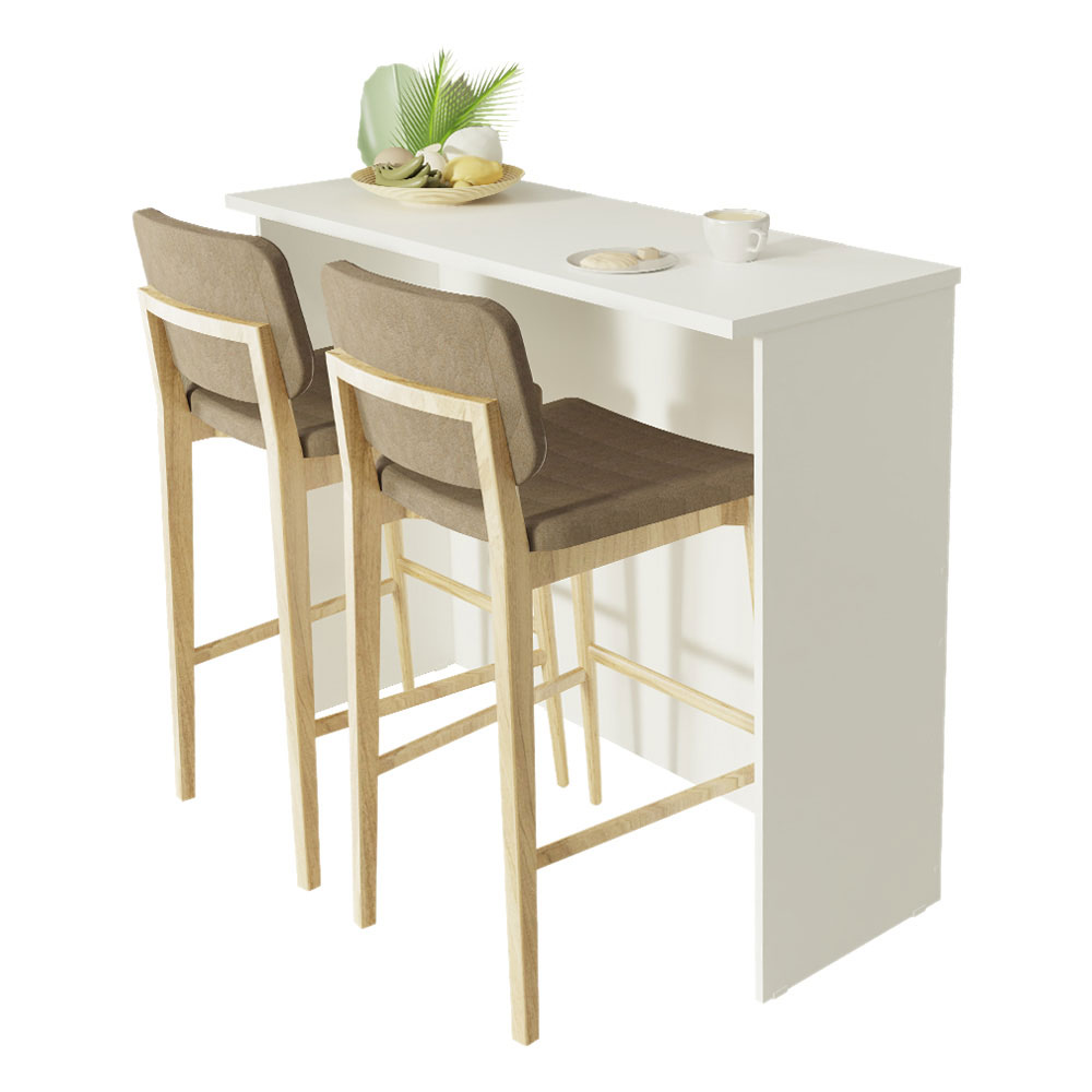 Isla Barra Comedor Desayunador Antecomedor Madesa 120cm B1