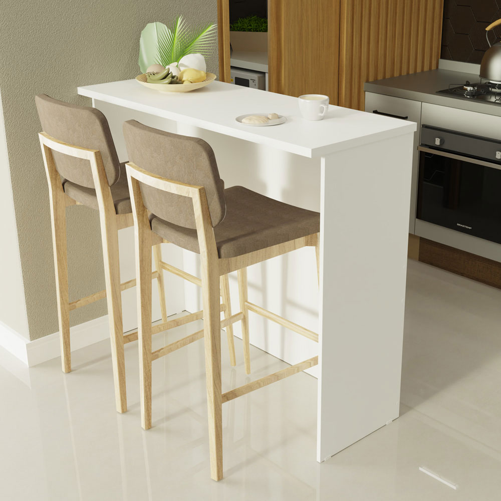 Isla Barra Comedor Desayunador Antecomedor Madesa 120cm B1
