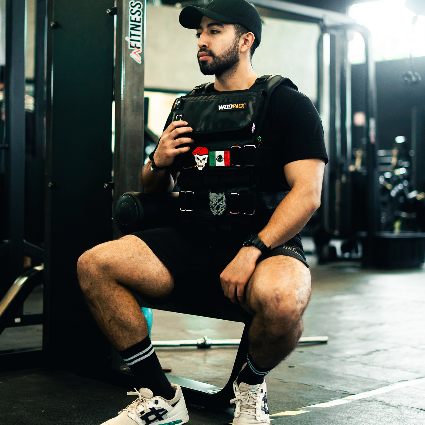 Chaleco de peso Men 30 K Black WODPACK, Rucking, Crossfit, Calistenia.