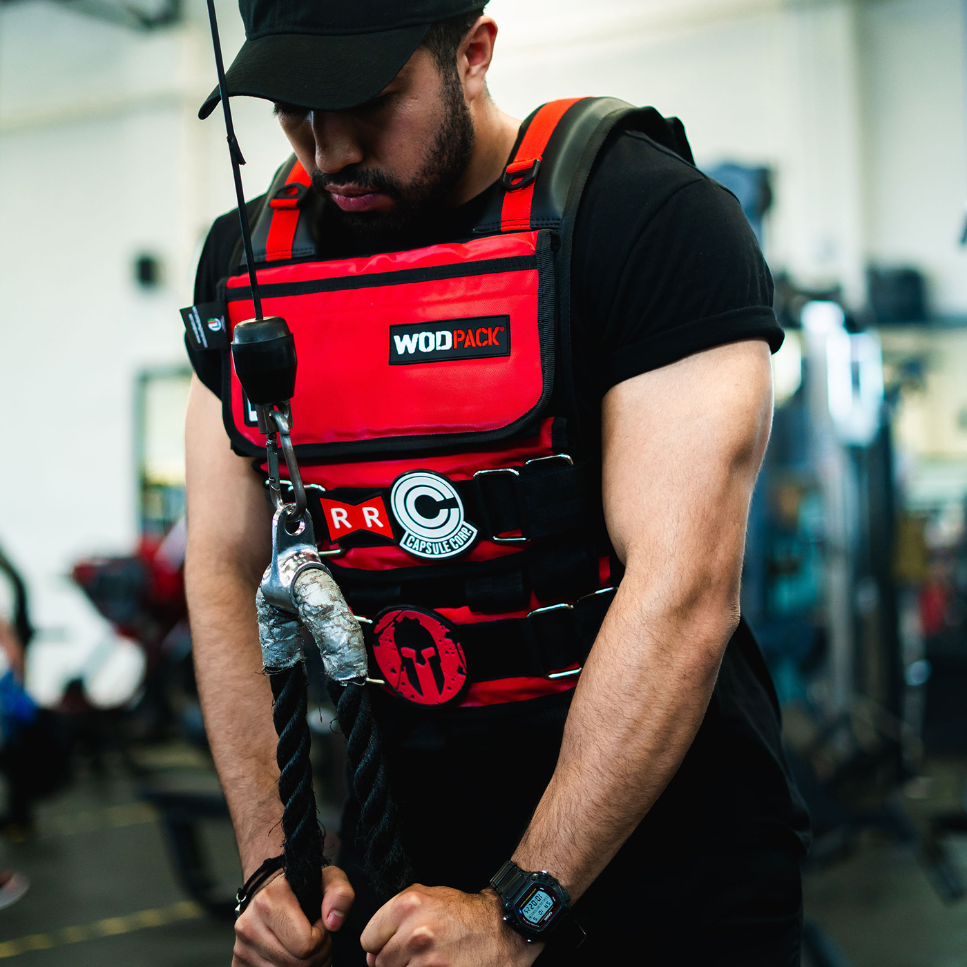 Chaleco de peso Men 30 K Black WODPACK, Rucking, Crossfit, Calistenia.