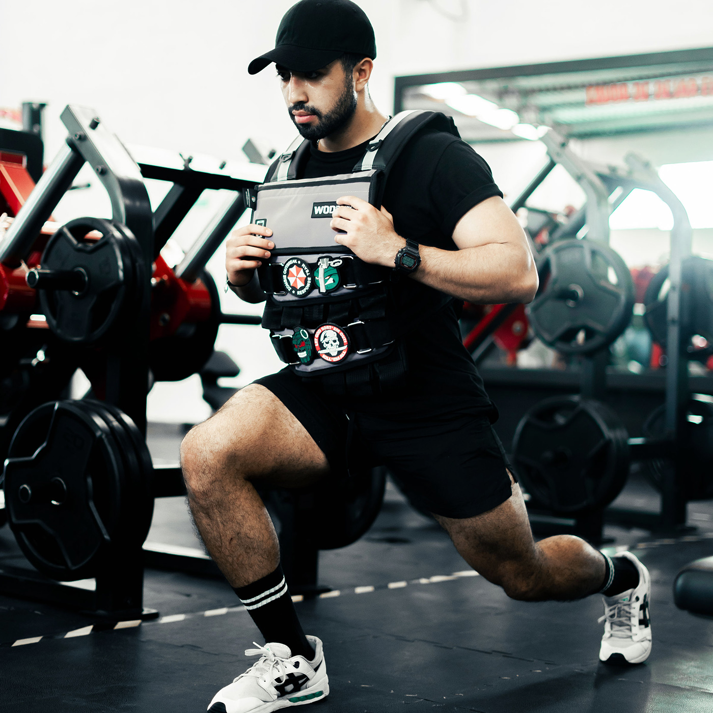 Chaleco de peso Men 30 K Black WODPACK, Rucking, Crossfit, Calistenia.