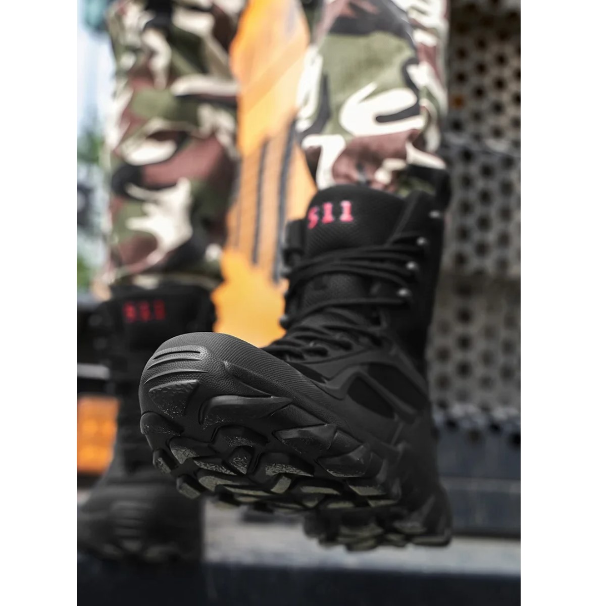 Botas zapato tácticas negro ligera ejército hombre botines malla transpirable senderismo escalada.