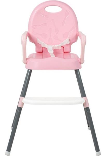 Silla Periquera Alta Bebe Plegable 3 En 1 Bandeja Ajustable