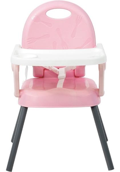Silla Periquera Alta Bebe Plegable 3 En 1 Bandeja Ajustable