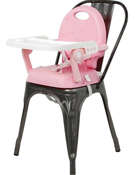 Silla Periquera Alta Bebe Plegable 3 En 1 Bandeja Ajustable