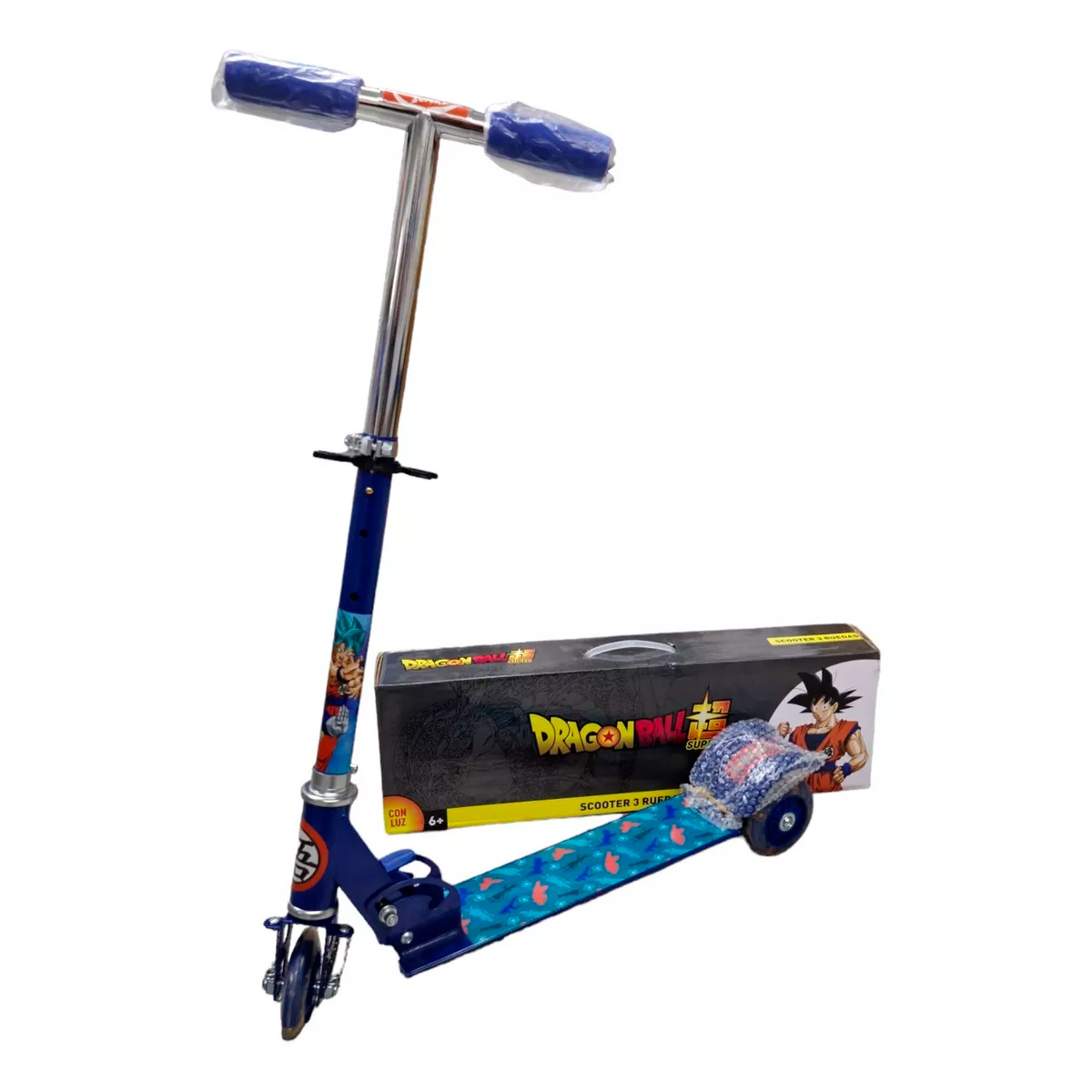 Scooter Patin Del Diablo Infantil Para Niños Dragon Ball Goku