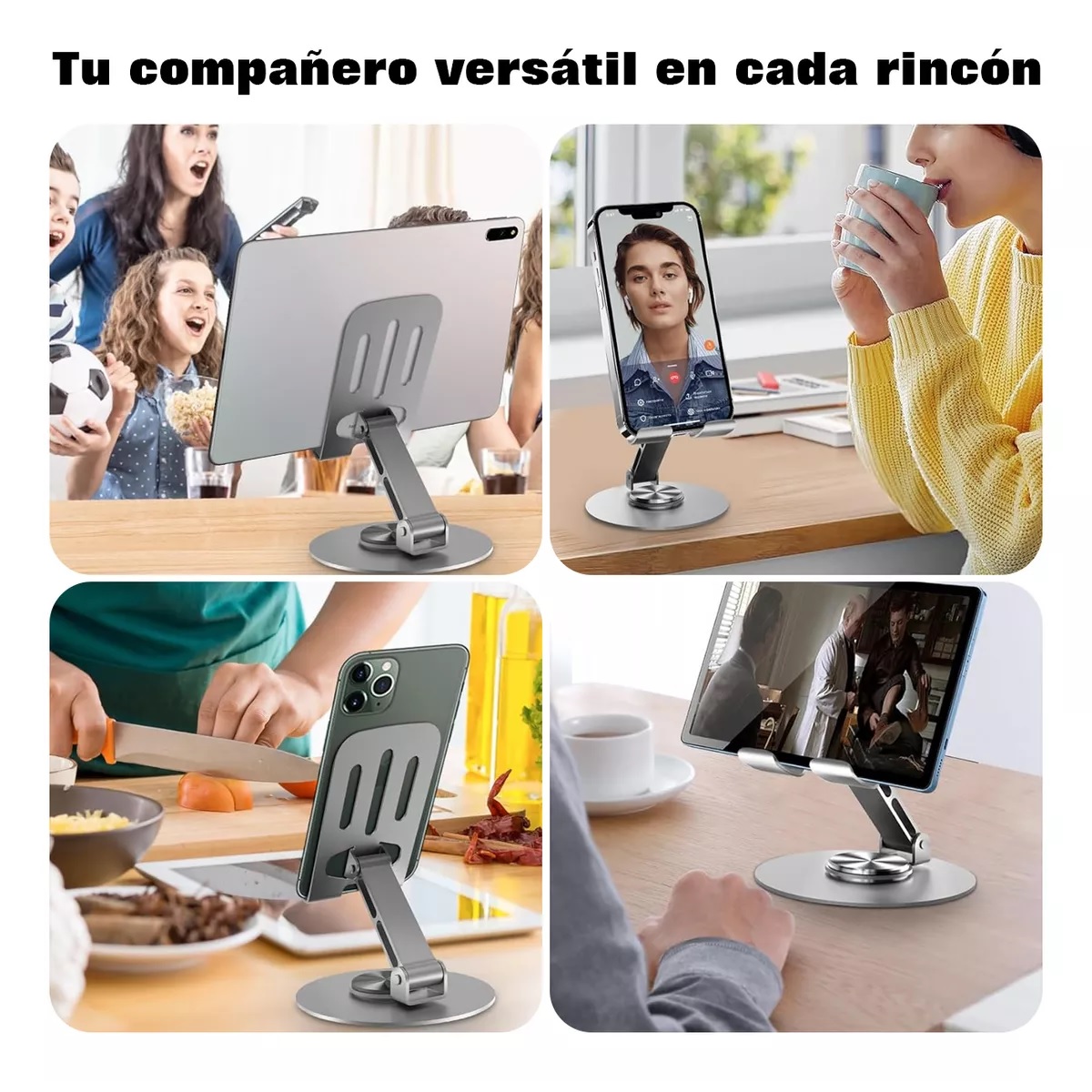 Base Soporte Para Celular Tablet Ajustable Escritorio Mesa