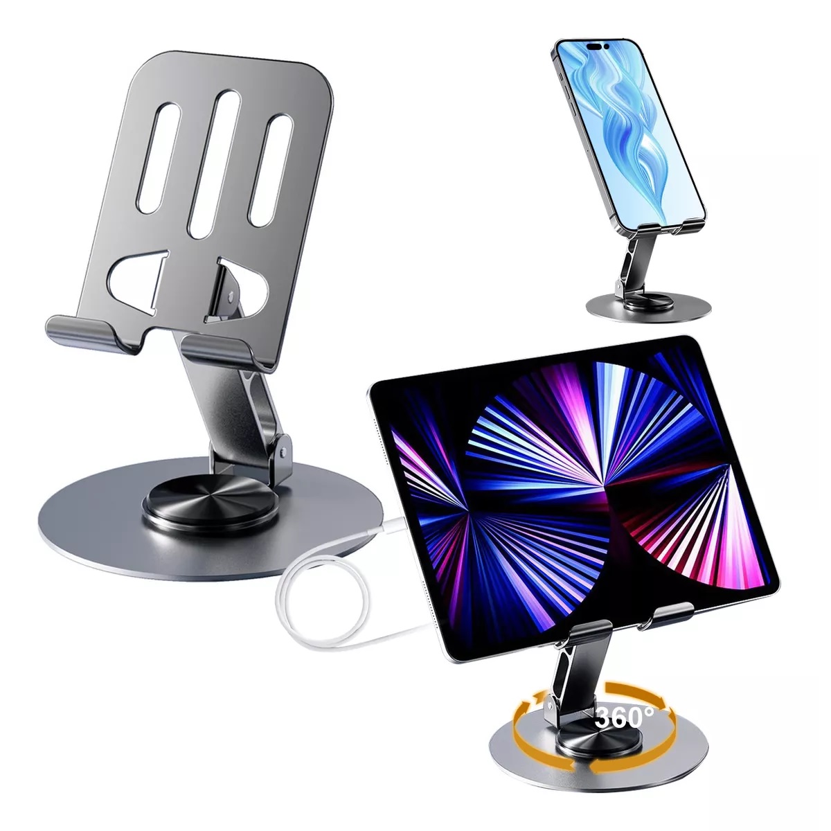Base Soporte Para Celular Tablet Ajustable Escritorio Mesa